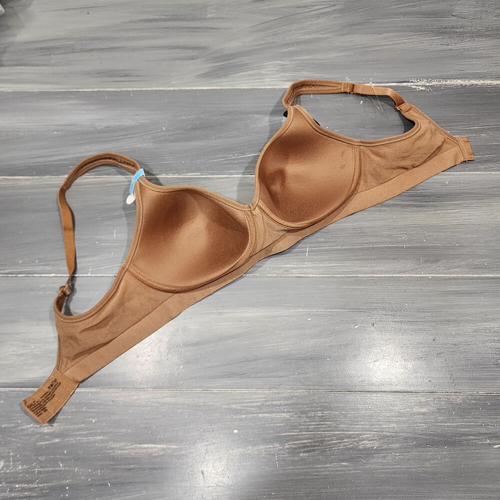 Bali Wireless Bra 34C Comfort Revolution Shaping Smoothing Brown Swirl 3463 - Picture 5 of 7
